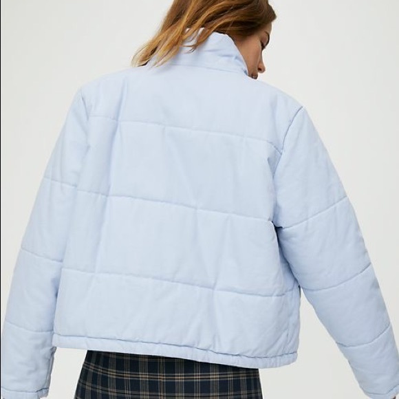 Aritzia Sunday Best Baby Blue Puffer Jacket Size M - Picture 5 of 8